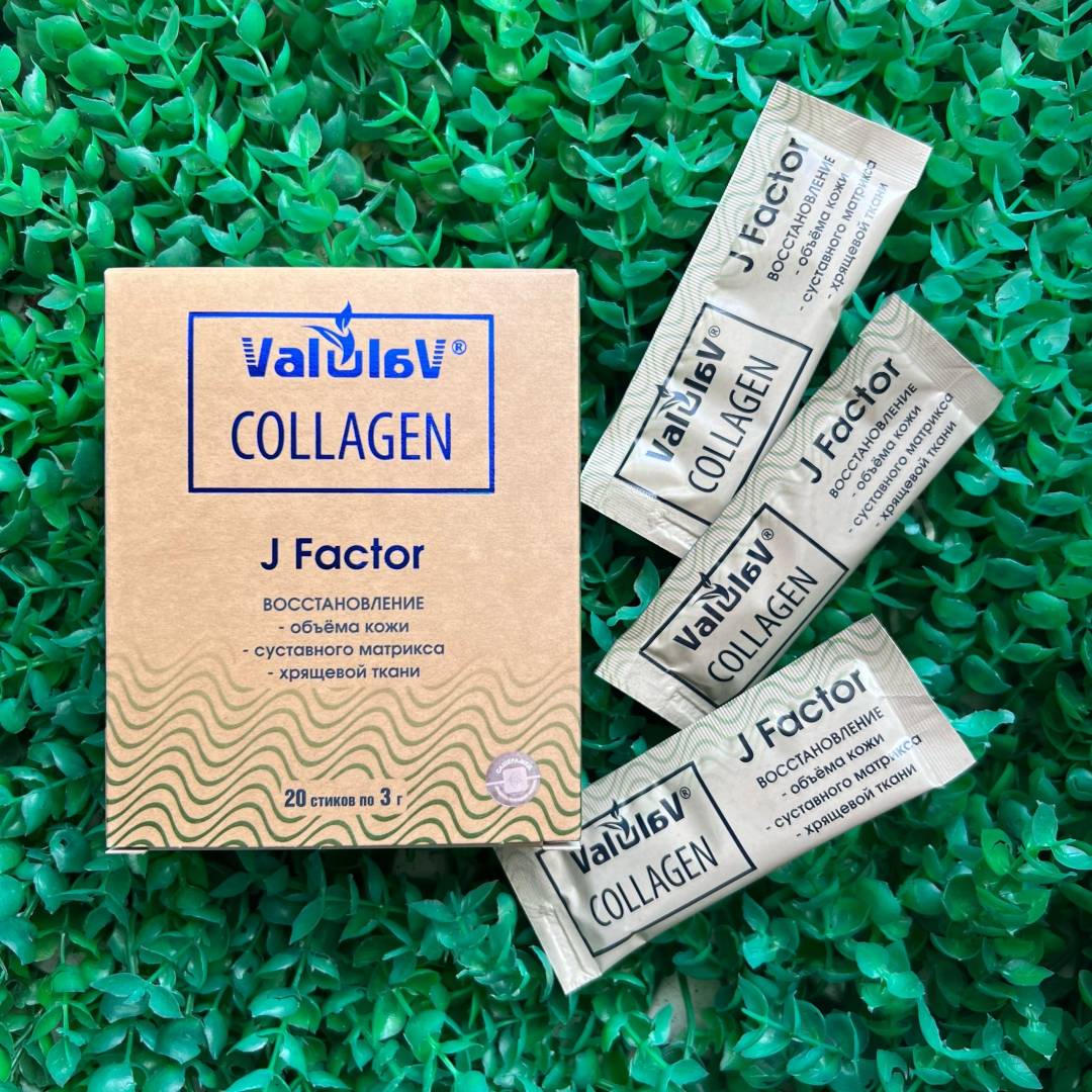 Купить онлайн Collagen Valulav J Factor, 20 стиков* 3г в интернет-магазине Беришка с доставкой по Хабаровску и по России недорого.